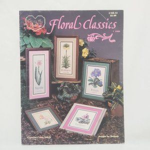 Floral Classics Cross Stitch Pattern Leaflet Book CSB14 Cross My Heart 1986
